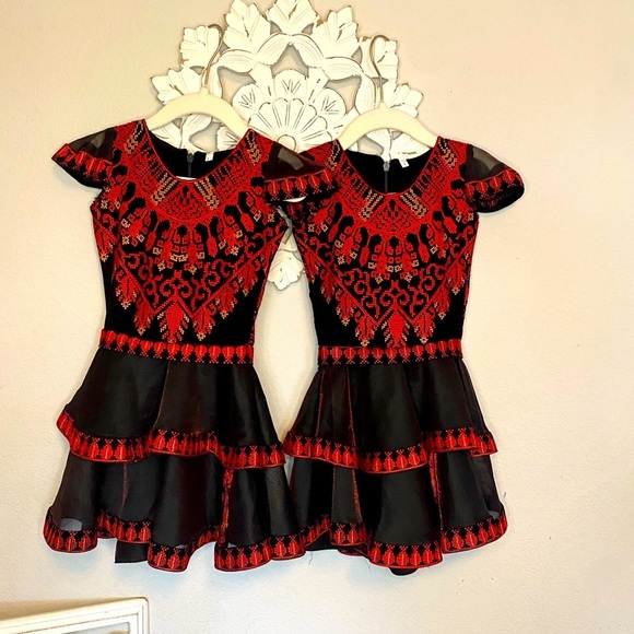 Girls embroidered ruffle dresses size 2T BRAND NEW no tags though! - Picture 3 of 11